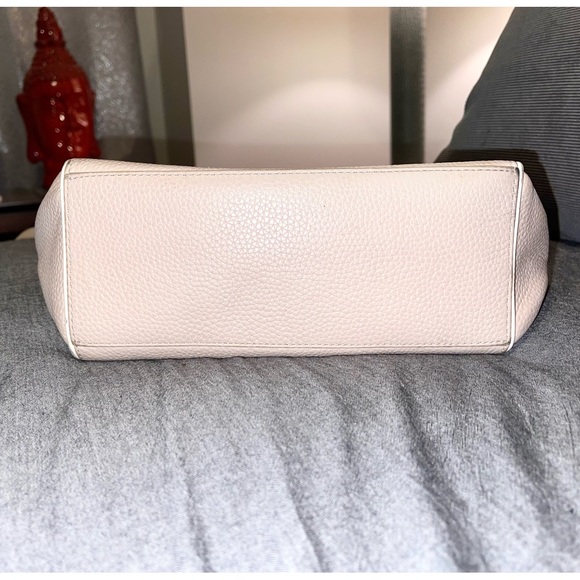 Kate Spade Blush Pink Pebbled Leather Tote Bag w Crossbody Strap - Picture 7 of 10